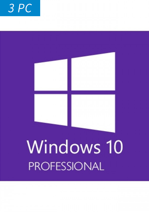 Windows 10 Pro--3PC 