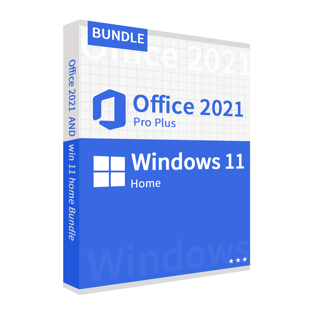 ☆Windows 11 Home + Office 2021 Pro Plus Bundle