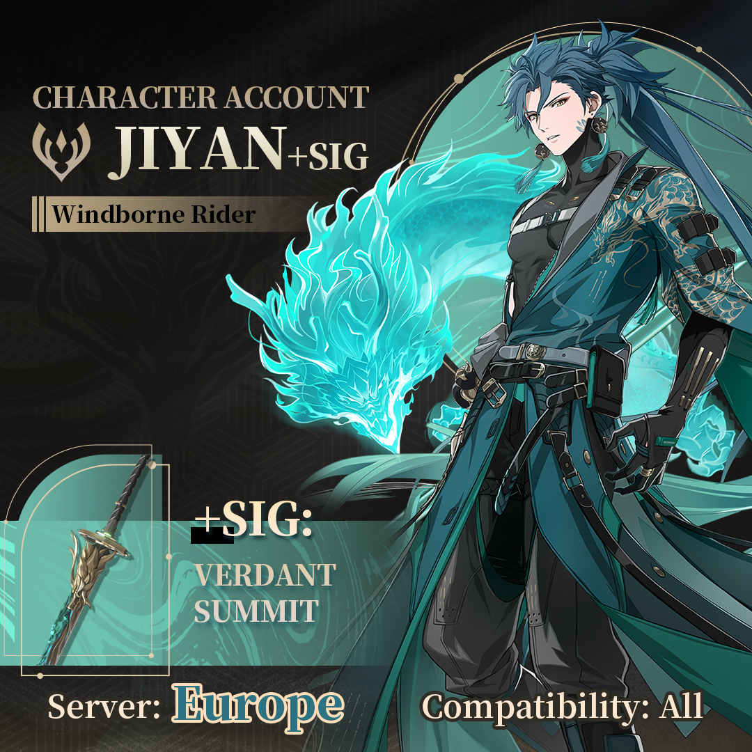 【Europe】Wuthering Waves Account with Jiyan+Sig