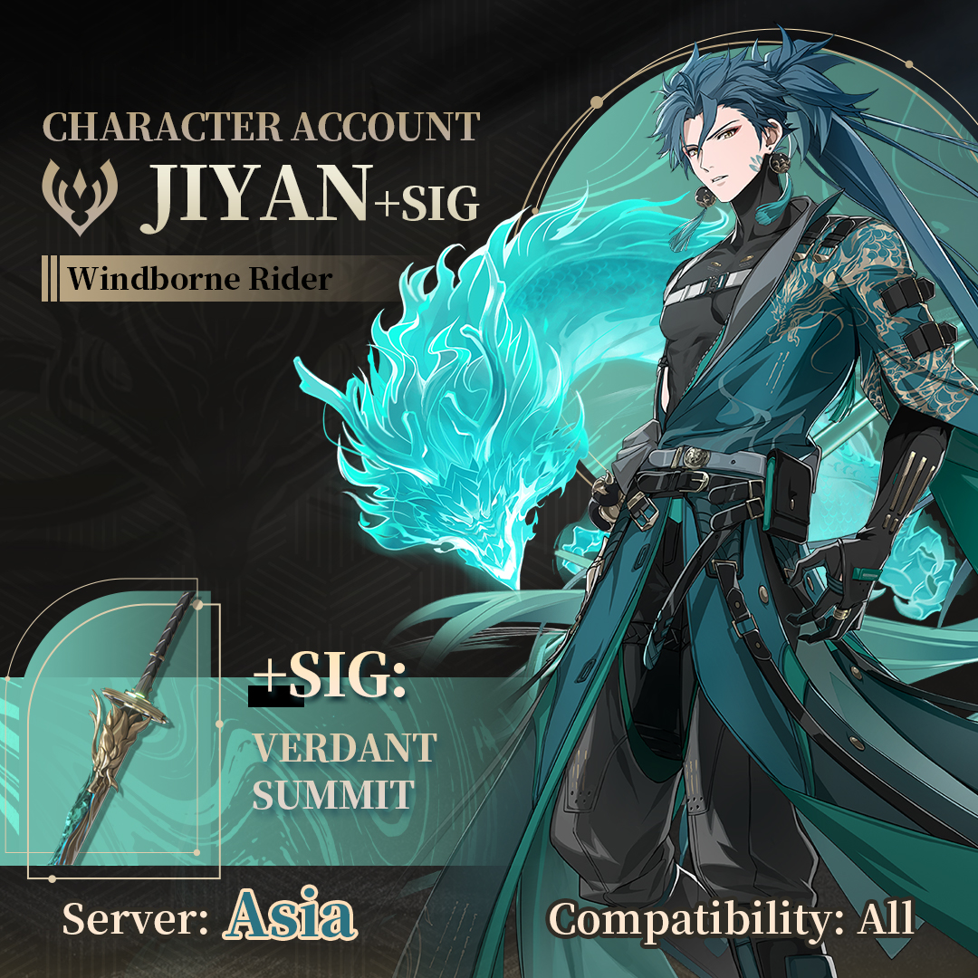 【Asia】Wuthering Waves Account with Jiyan+Sig